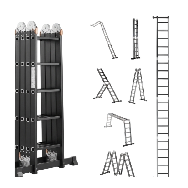 4X5 Foldable Black Ladder
