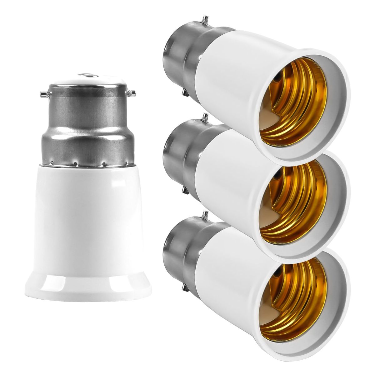 B22 to E27 Bulb Converter 4pcs